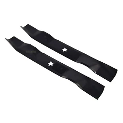 Image of 2 x 49 cm (38 inch) mulching blades for Husqvarna/Electrolux/AYP: LT100, LT112, LT120, LT125, LT131, CT151, LT141, LT151, LT154, LT1597, LT19538, LTH