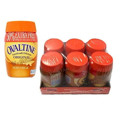 Image of Full Box of OVALTINE Original 200g + 50% Extra Free (300g) Pack 6 Bottles