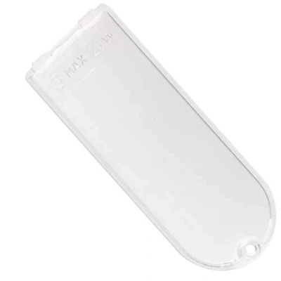 Image of SPARES2GO Cooker Hood Light Diffuser/Lens Cover Plate (135mm x 52mm)