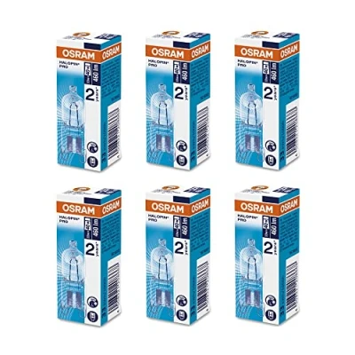 Image of Halogen Halopin Light Bulb Dimmable Clear G9 230V 33 Watt = 40 2 Pin Base Replacement Capsule Bulbs 2700K Warmwhite