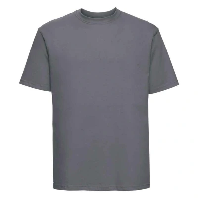 Image of Russell Athletic Mens Ringspun Cotton Classic T Shirt (Convoy Grey) Dark Grey Size Medium