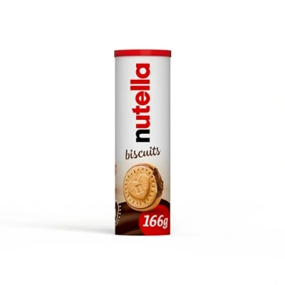 Image of Nutella Chocolate Biscuits, Snacks, Party Food, Crunchy Biscuits with Creamy Spread Tube of 12 166g