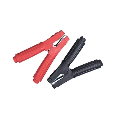 Image of Xtremeauto 2 Pack Jump Lead Clamps Crocodile Clips 600amp Large Heavy Duty Leads Alligator Car Booster Battery Cable For Car, Truck &amp; Van (Red/Black)