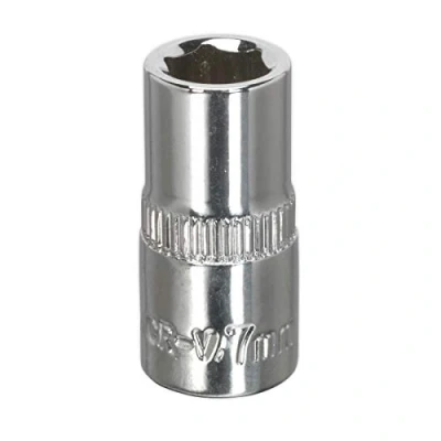 Image of Sealey Premier WallDrive® Socket 7mm 1/4&quot;Sq Drive Fully Polished