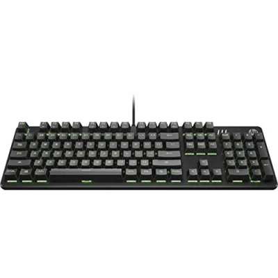 Image of HP Pavilion Gaming Keyboard 550, Red Hybrid Mechanical Membrane Switches, RGB Lighting, 10 Keys Rollover, Anti Ghosting, Mode, Adjustable Feet Black