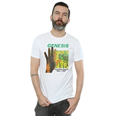 Image of Absolute Cult Genesis Men&#039;s Invisible Touch Tour T Shirt Large White