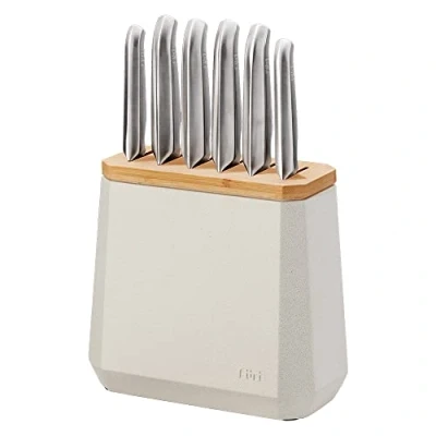 Image of Furi Pro 7 Piece Stone Snow Knife Block Set
