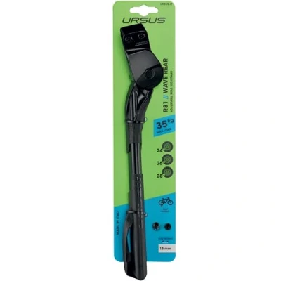 Image of Ursus King Evo XL Rear 18mm Kickstand, Black, 24&quot; / 26&quot; 28&quot; 29&quot;
