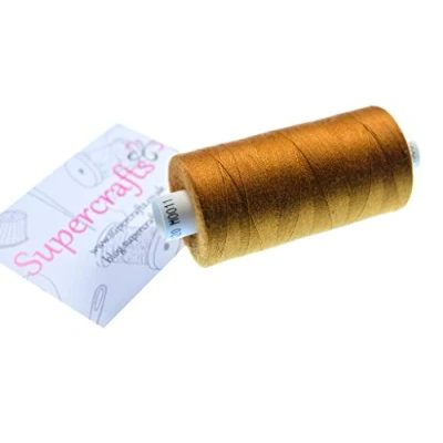 Image of Coats Moon Sewing Thread Spun Polyester 1000m in Light Brown