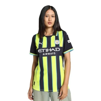 Image of PUMA Manchester City Away Shirt 2024/25 Season Womens New Navy Size: XXL