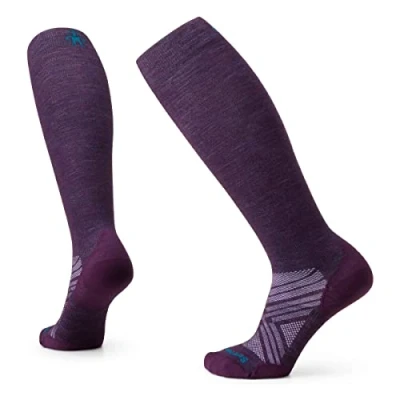 Image of Smartwool Womens Ski Zero Cushion Otc Socks, PURPLE IRIS, M EU