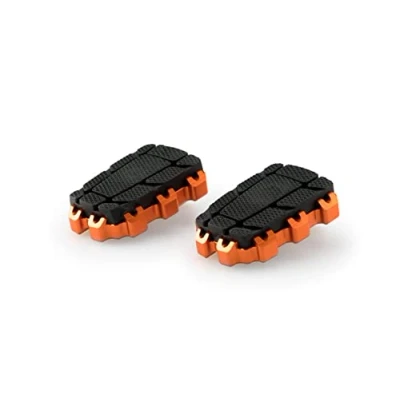 Image of Puig 20851T Enduro 2.0. Footpegs Orange