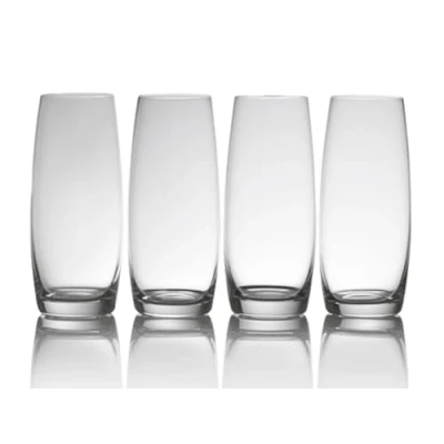 Image of Mikasa Julie Set Of 4 9oz Stemless Flute Glasses