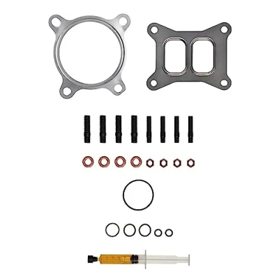 Image of 06L145654F, 06L145654G, 06L145722D, 06L145722M Mounting Kit, charger AJUSA JTC12472 with studs, syringe oil gaskets/seals