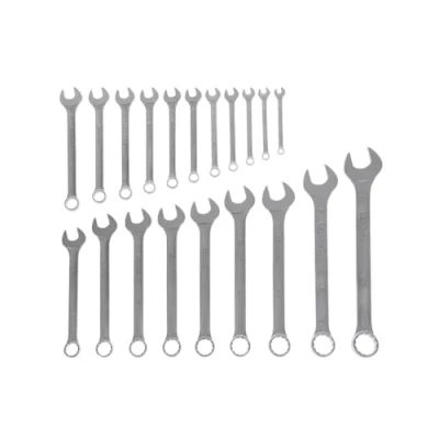 Image of GEDORE 20 pc. Combination Spanner set, AF 8 32 mm, 15 angled, Bi hex, UD profile, 7 020