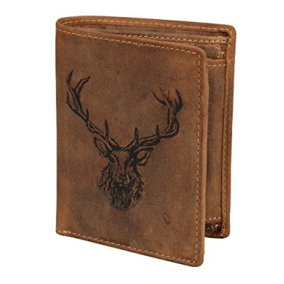 Image of Greenburry Vintage wallet deer leather 9.5 cm