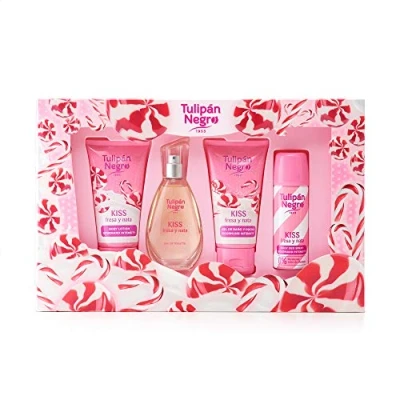 Image of Tulipn negro kiss eau de toilette spray 50ml set 4 parti 2019