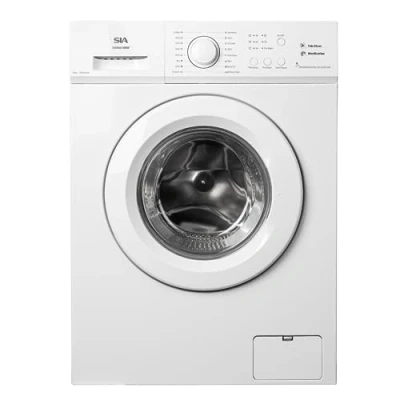 Image of SIA 6kg 1000RPM Washing Machine with 9 Preset Programs Energy Rating E in White SWM6100W