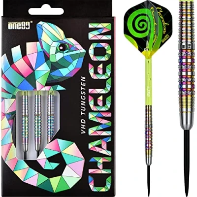 Image of ONE80 Chameleon Lapis Steel Tip Darts Set 24g (D7848)