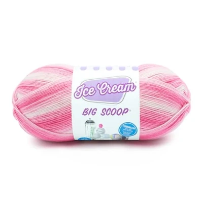 Image of Lion Brand Yarn Ice Cream Big Scoop Yarn, Strawberry