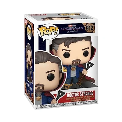 Image of Funko Pop! Marvel: Doctor Strange Spider man Collectable Vinyl Figure Gift Idea Official Merchandise Toys for Kids &amp; Adults Movies Fans Model Collectors and Display