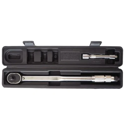 Image of Simply Tools TSET9 1/2&quot; Ratchet Torque Wrench, Reversable head 28 210Nm, 10 150ft lbs, incl 5&quot; Extending Rod &amp; 3/8&quot; Adaptor for Car, Bike General Repairs