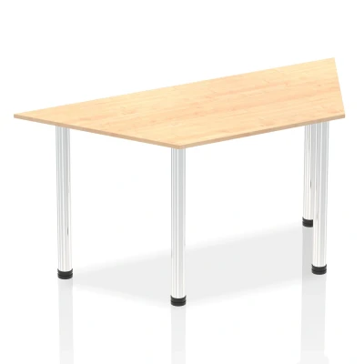 Image of Impulse 1600mm Trapezium Maple Top Chrome Post Leg