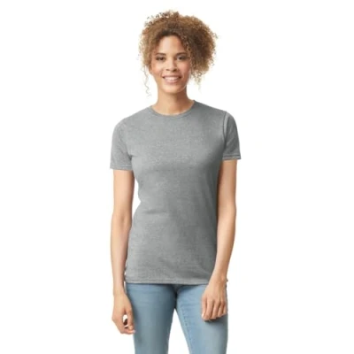 Image of Gildan Ladies Soft Style Short Sleeve T Shirt (S) (Sport Grey (RS))