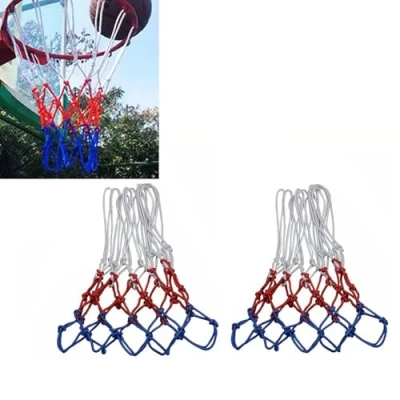 Image of 2 PCS Heavy Duty Basketball Net 12 Loops Replacement Fits Standard Indoor or Outdoor Rims