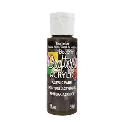 Image of DecoArt Acrylic Paint, Raw Unmber, 59ml