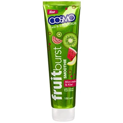 Image of Cosmo Fruitburst Mint Melon And Kiwi Scrub 150ml