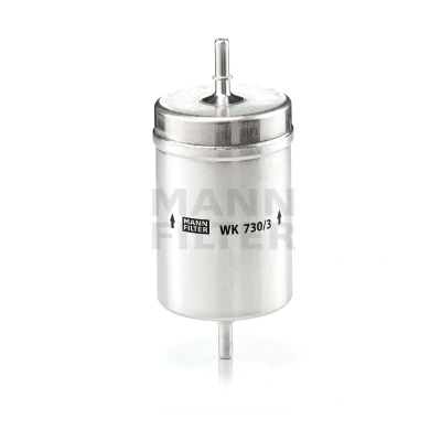 Image of 8E0201511H, 8E0201511K Fuel Filter MANN WK 730/3 In Line 8mm AUDI: A4 B6 Saloon, Avant