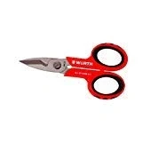 Image of Stainless Steel Scissors with Wire Stripper Wurth 0714036317