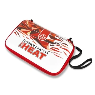 Image of Harrows Carbon Pro 6 Damon Heta Dart Case, red, white