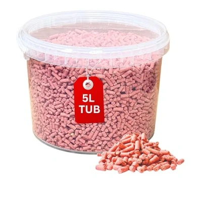 Image of Beewarm Premium Wild Bird Food 5L Berry Mix Suets for Garden Birds High Energy, No Mess Feed (5L, Suets)