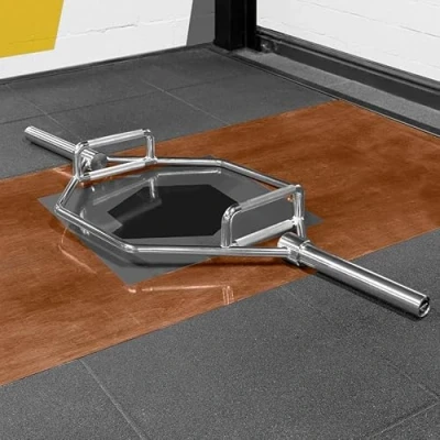 Image of METIS 2&quot; Olympic Hex Bar 2 Inch Deadlift for Shrugs, Farmers Walk &amp; Deadlifts Strength Training Equipment Gym