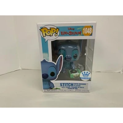 Image of Funko Pop Stitch with Record Player 1048 (Normal)