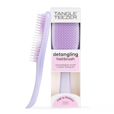 Image of Tangle Teezer The Fine and Fragile Ultimate Detangler Hairbrush for Wet &amp; Dry Hair Color Treated, Fine, Hypnotic Heather