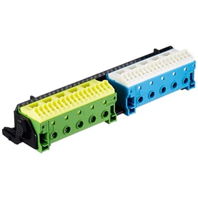 Image of Hager FZ383 Träger m. 2x22 PE/N terminals, QuickConnect