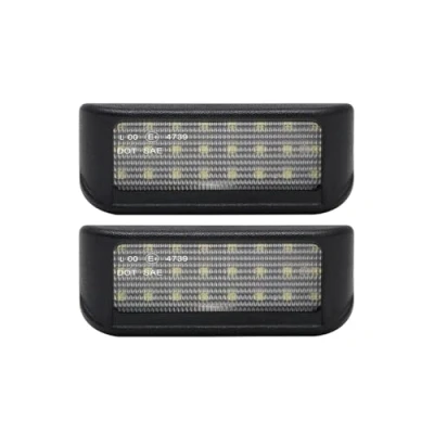 Image of Set LED License Plate Lights compatible with Citroën/Peugeot various models