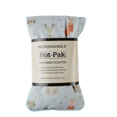 Image of Warmies Hot Pak Woodland Microwavable Weighted Headpack with French Lavender Scent. or Cold for Cool Relaxation and Warm Relief