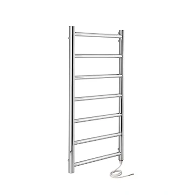Image of Manissa Selby Electric Stainless Steel Towel Rail 500x800mm Warmer Mirror Polished Finish