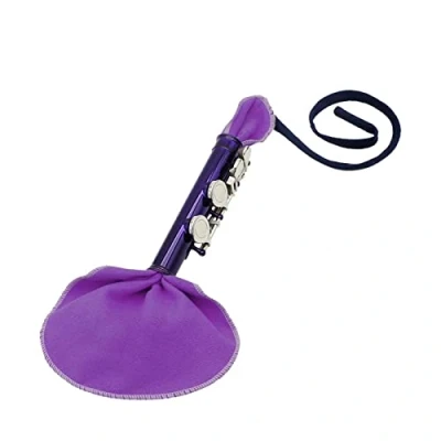 Image of Alomejor Sax Saxophone Cleaning Cloth Clarinet Pull Through Swab Instrument Cleaner