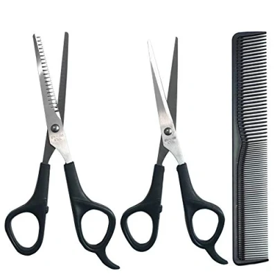 Image of Hair Scissors Set Hairdressing Shearing and Trimming Cutting for Barbers Women Men