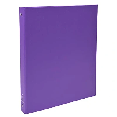 Image of Exacompta ref. 51376E 1 Rigid PP binder 4 round rings, diameter 30 mm Spine 40 External dimensions: 32 x 26 cm A4 file format Colour: purple