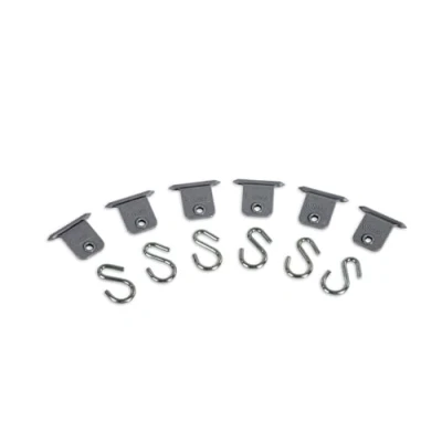 Image of Fiamma 98655 743 Kit Awning Hangers Canopy S Hook Set of 6 for Motorhome Caravan