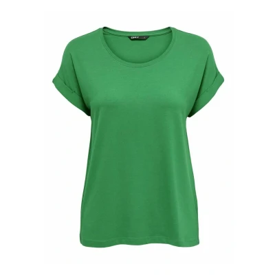 Image of ONLY Women&#039;s Onlmoster S/S O Neck Top Noos JRS T Shirt, Jolly Green, XS