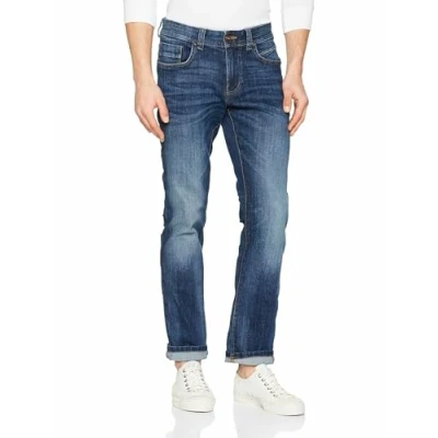 Image of camel active Men&#039;s 488445 9Z55 Straight Jeans, Blue, W 38/L 32