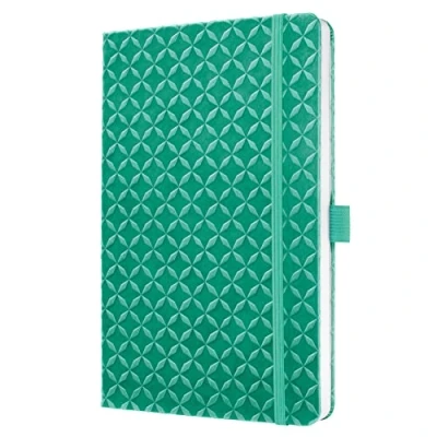 Image of SIGEL JN133 Jolie Notebook, lined, approx. A5, mint Green, hardcover, 174 pages