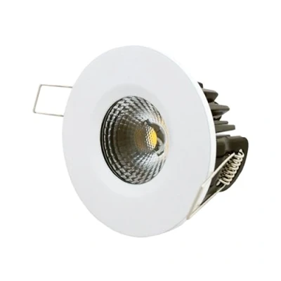 Image of Leyton Lighting Elan 3K MWH Dimmable LED Downlight, IP65, matt White, Warm White